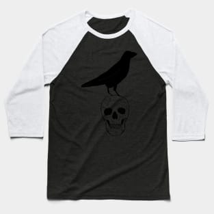 Raven & Skull Baseball T-Shirt